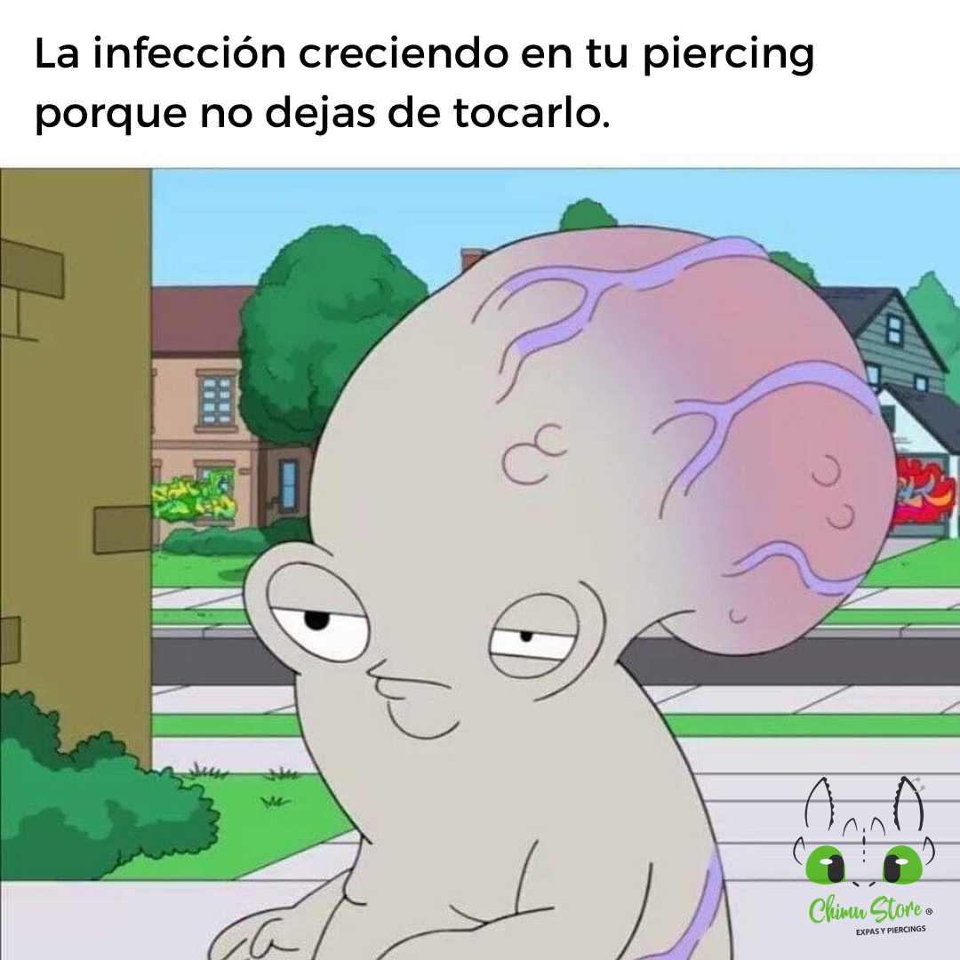 Qué hacer si se me infecta un piercing? :c