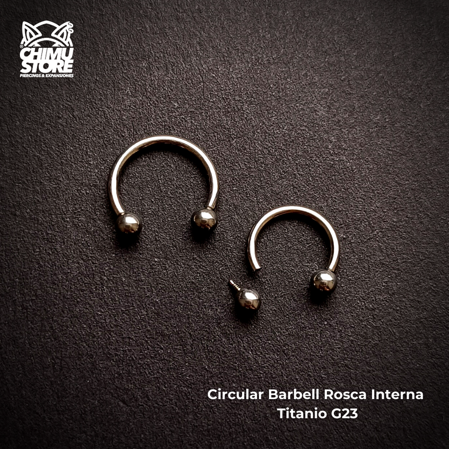 NEW Circular Barbell (HC) Titanio G23 - Bolitas 3mm (1,2mm) (16G)