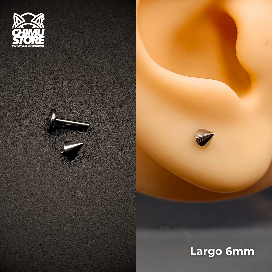 Labret (HC) Titanio G23 - Puntas de 3mm (1,2mm) (16G)