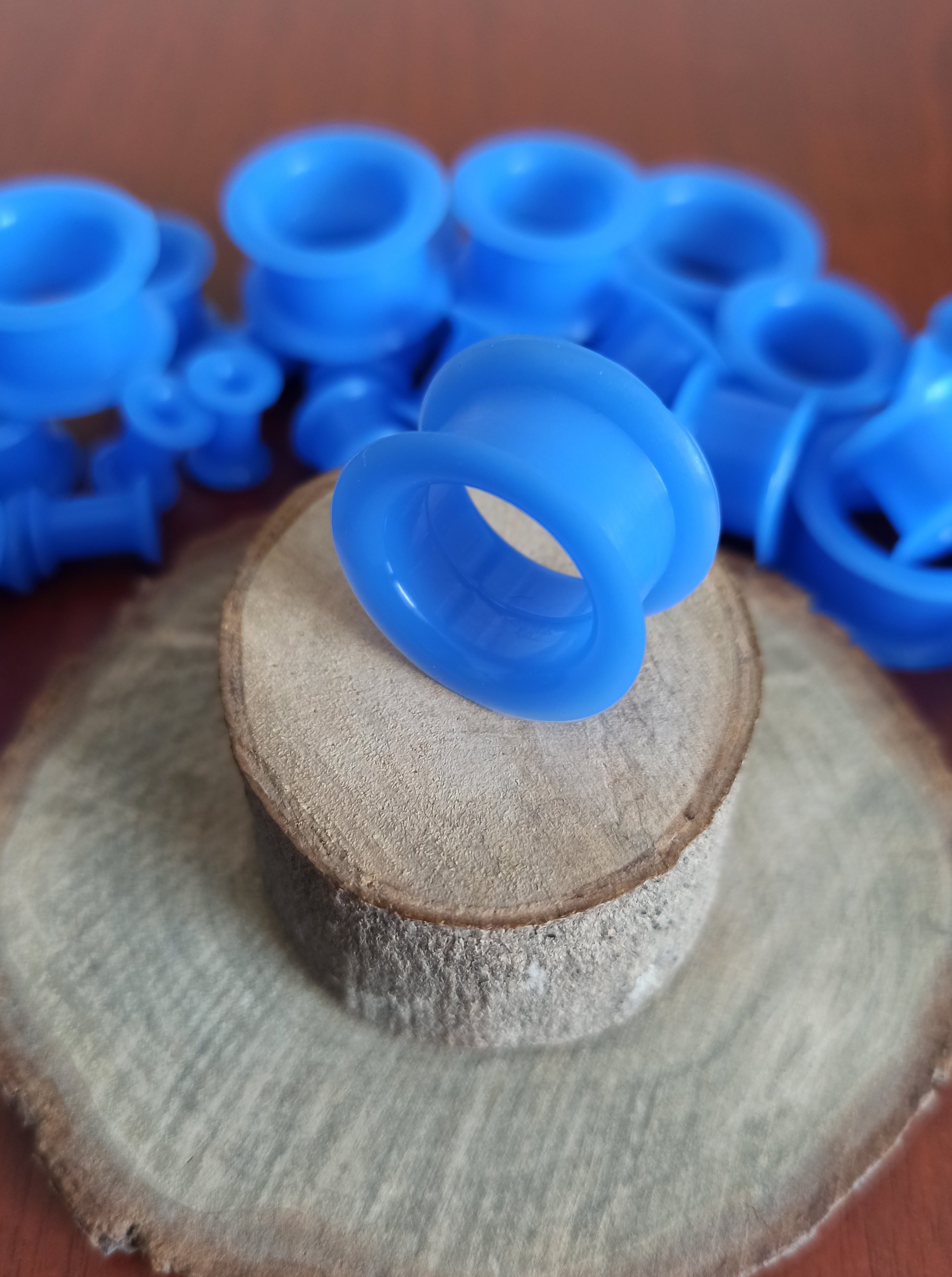 Expansiones Silicona Blanda - Modelo GZJ Color Azul (6mm a 20mm)