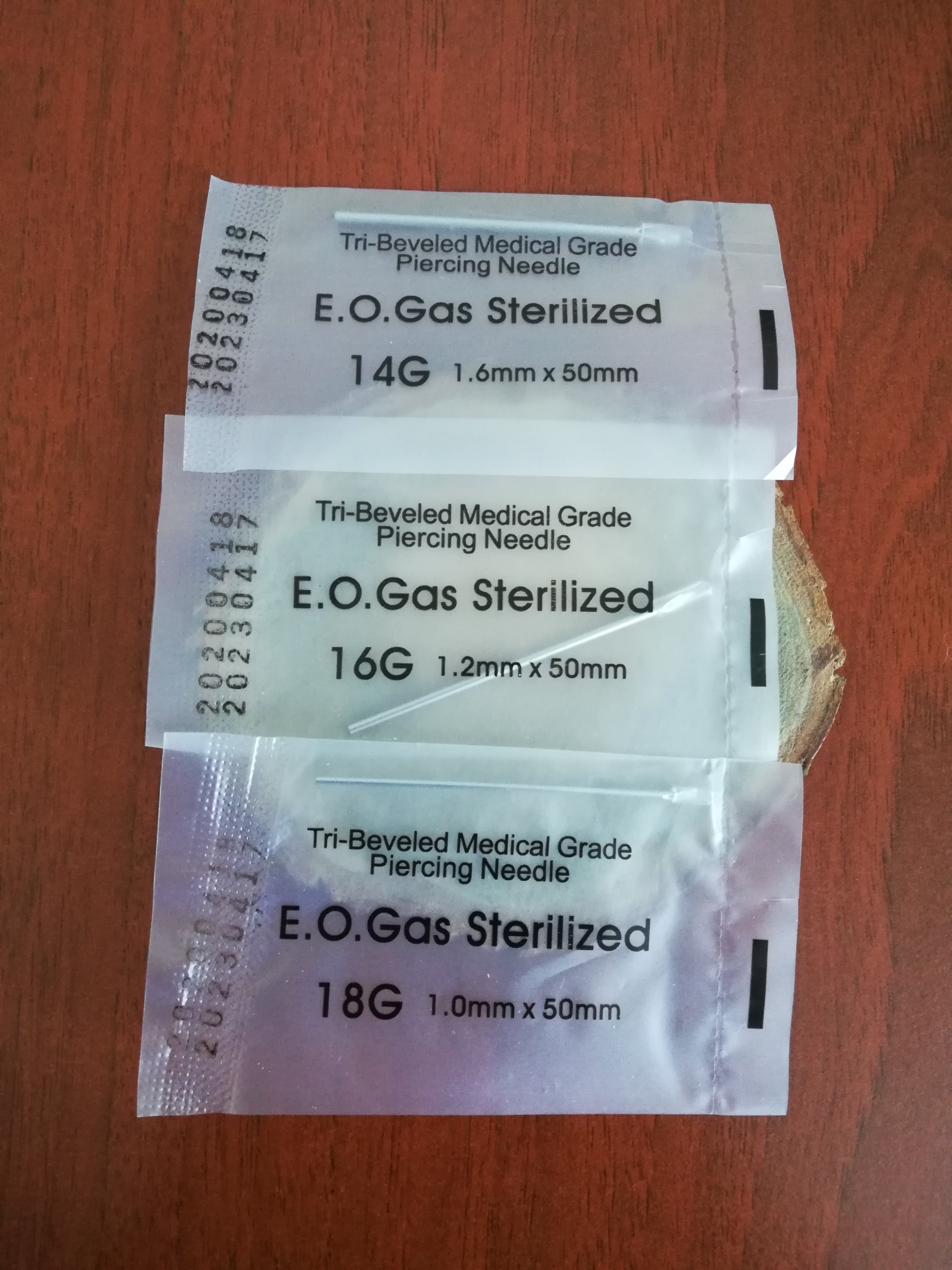 NEW Agujas Americanas Acero Quirúrgico - Esterilizadas 14G, 16G, 18G y 20G