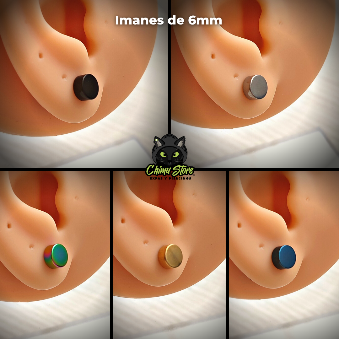 Imanes Acero Inoxidable - Tamaño 6mm