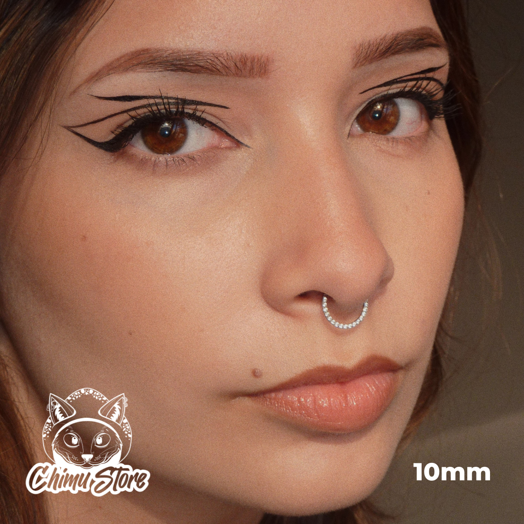 Argolla Clicker Titanio ASTM F-136 - Zirconias Frontales (1,2mm) (16G)