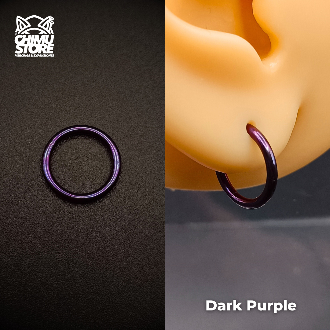 NEW Argollas Clicker Titanio G23 - Tamaño 10mm (1,6mm;10mm) (14G)