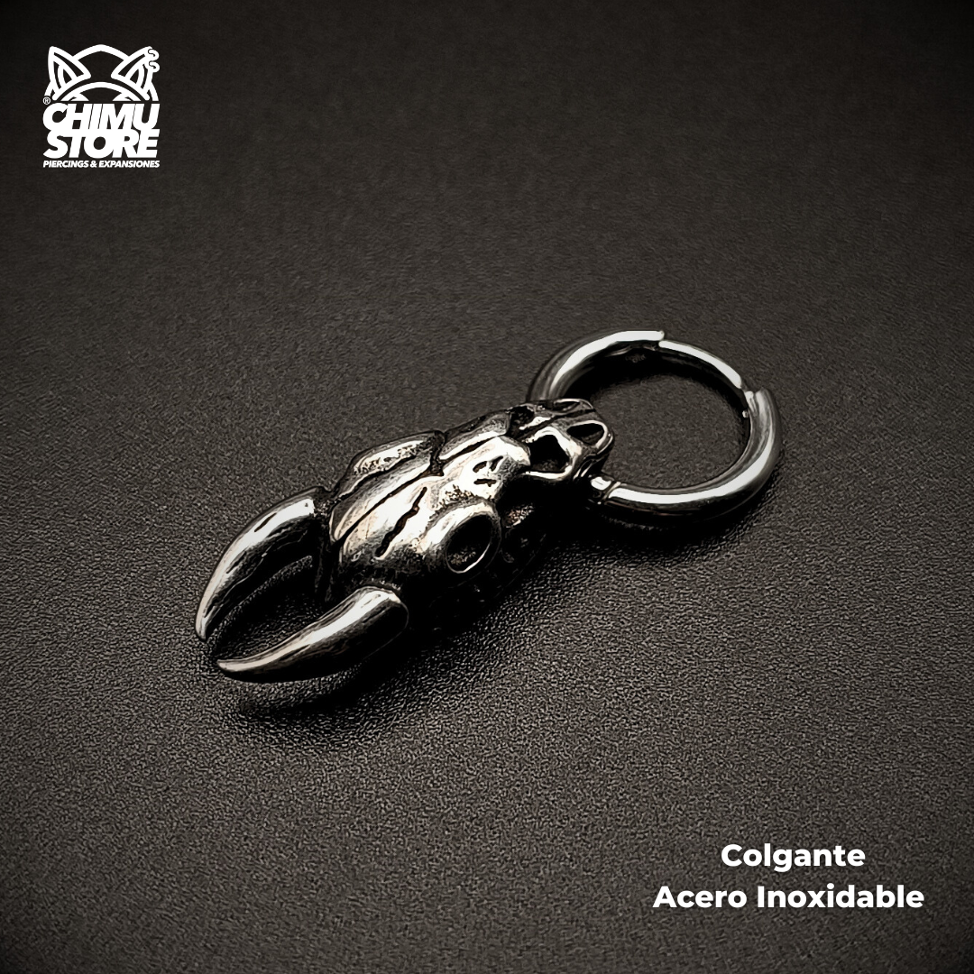 Colgante Acero Inoxidable - Cráneo de Buey (1mm;10mm) (18G)