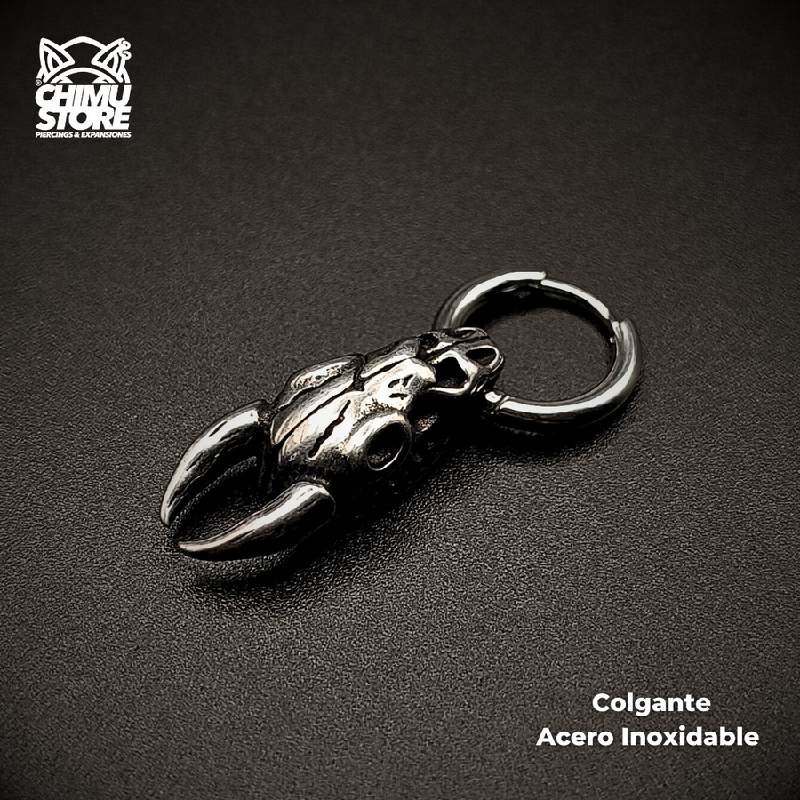 NEW Colgante Acero Inoxidable - Cráneo de Buey (1mm;10mm) (18G)