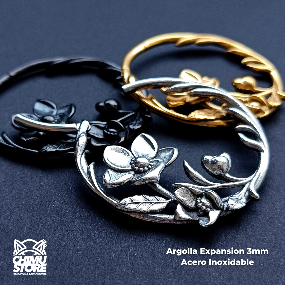 Argolla Expansion Acero Inoxidable - Flores (3mm;45mm) (16,5grs)