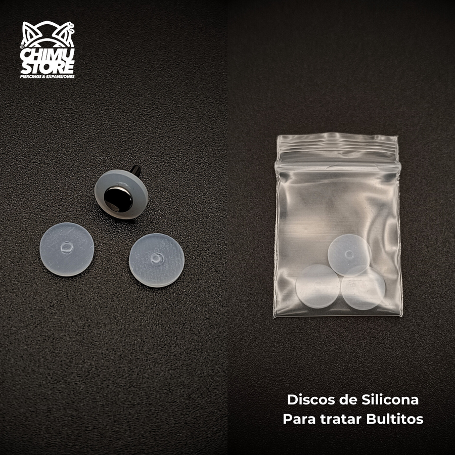 NEW Discos de Silicona 7mm - Para Barras de 20G, 18G, 16G y 14G