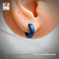 Piercing Lobulo Acero Inoxidable - Capa de Brillos (1mm;9mm)