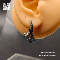 NEW Colgante Clicker Acero Inoxidable - Cabeza de Lobo (1mm;11mm)