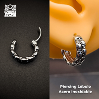 NEW Piercing Lobulo Acero Inoxidable - Full Craneos (1mm;10mm)