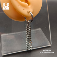 Colgante Acero Inoxidable - 2 Cadenas (1mm;12mm)
