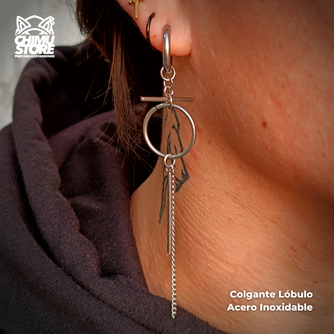 NEW Colgante Acero Inoxidable - Flow 002 (1mm;12mm) (18G)