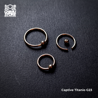 NEW Captive Titanio G23 - Bolita (1,2mm) (16G)