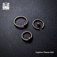 Captive Titanio G23 - Bolita (1,2mm) (16G)