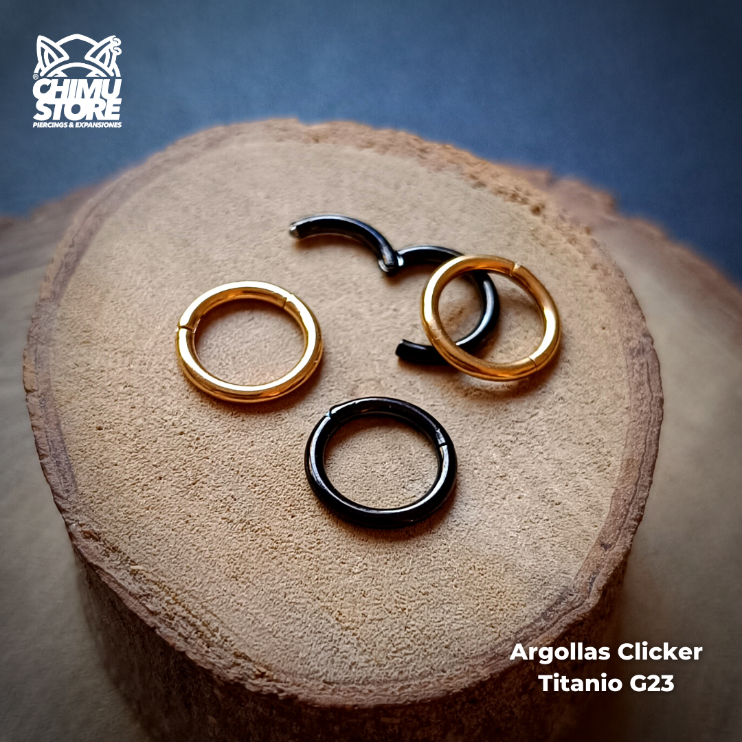Argollas en titanio best sale