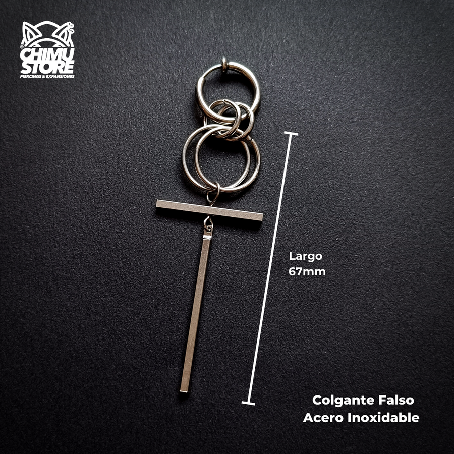 NEW Colgante Falso Acero Inoxidable - Flow 101