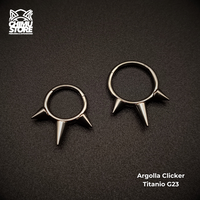 NEW Argolla Clicker Titanio G23 - 3 Puntas 002 (1,2mm) (16G)