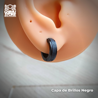 Piercing Lobulo Acero Inoxidable - Capa de Brillos (1mm;9mm)