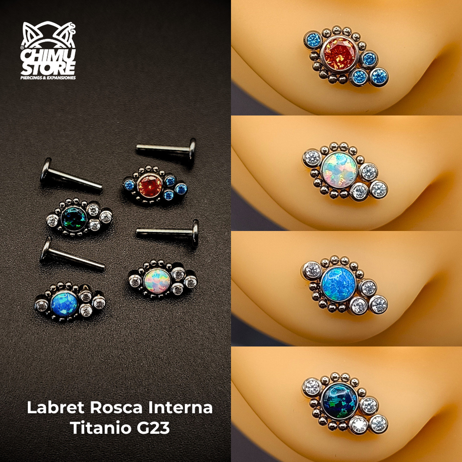 NEW Labret (HC) Titanio G23 - Astral Relic (1,2mm;8mm) (16G)