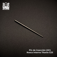NEW Pin de Inserción (HC) Titanio G23 - Rosca Interna Recto (1,6mm) (14G)