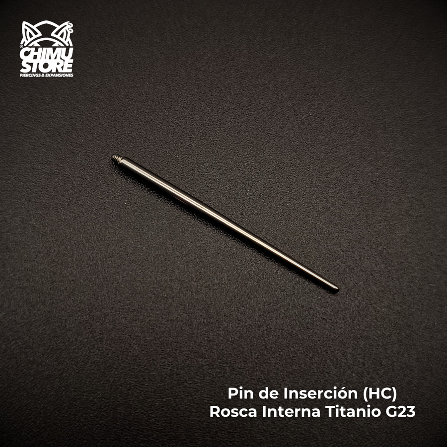 NEW Pin de Inserción (HC) Titanio G23 - Rosca Interna Recto (1,6mm) (14G)