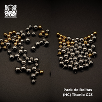 NEW Tops (HC) Titanio G23 - Repuestos de Bolitas (16G y 14G)
