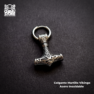 NEW Colgante Acero Inoxidable - Martillo Vikingo (1mm;10mm) (18G)