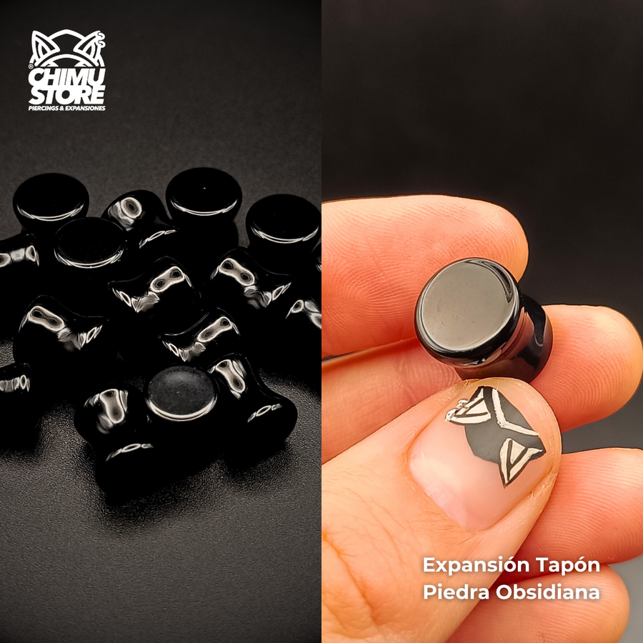 NEW Expansion Piedra Tapon - Obsidiana (6mm a 25mm)