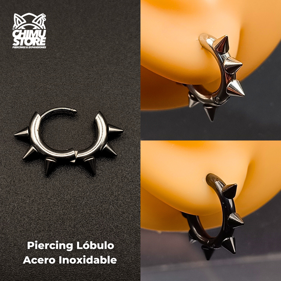 NEW Piercing Lobulo Acero Inoxidable - Puntas (1mm;10mm) (18G)