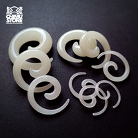 Expansores Acrílico - Espiral Flúor (1,6mm a 10mm)