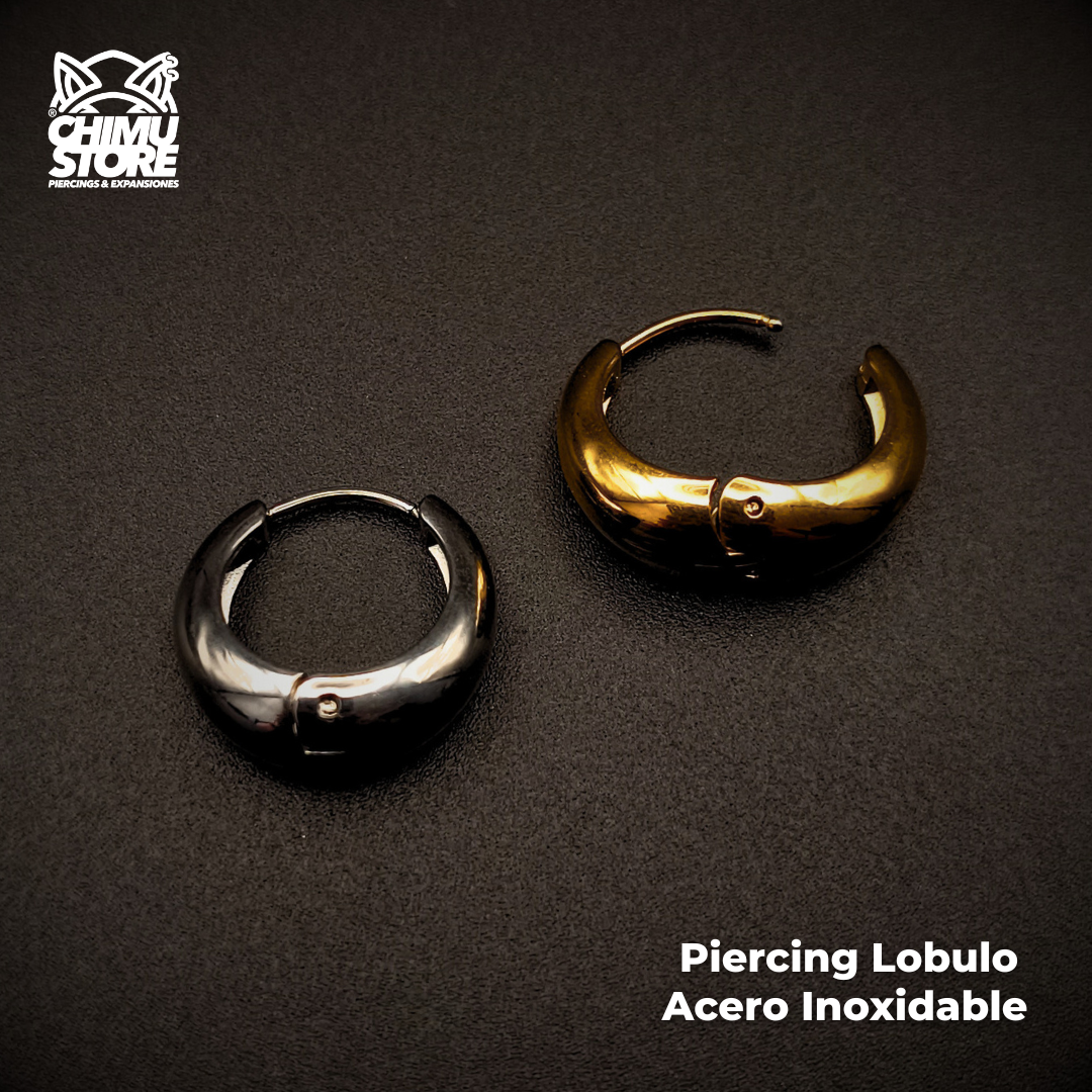 NEW Piercing Lobulo Acero Inoxidable - Style 002 (1mm;12mm) (18G)