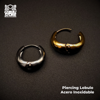 NEW Piercing Lobulo Acero Inoxidable - Style 002 (1mm;12mm) (18G)
