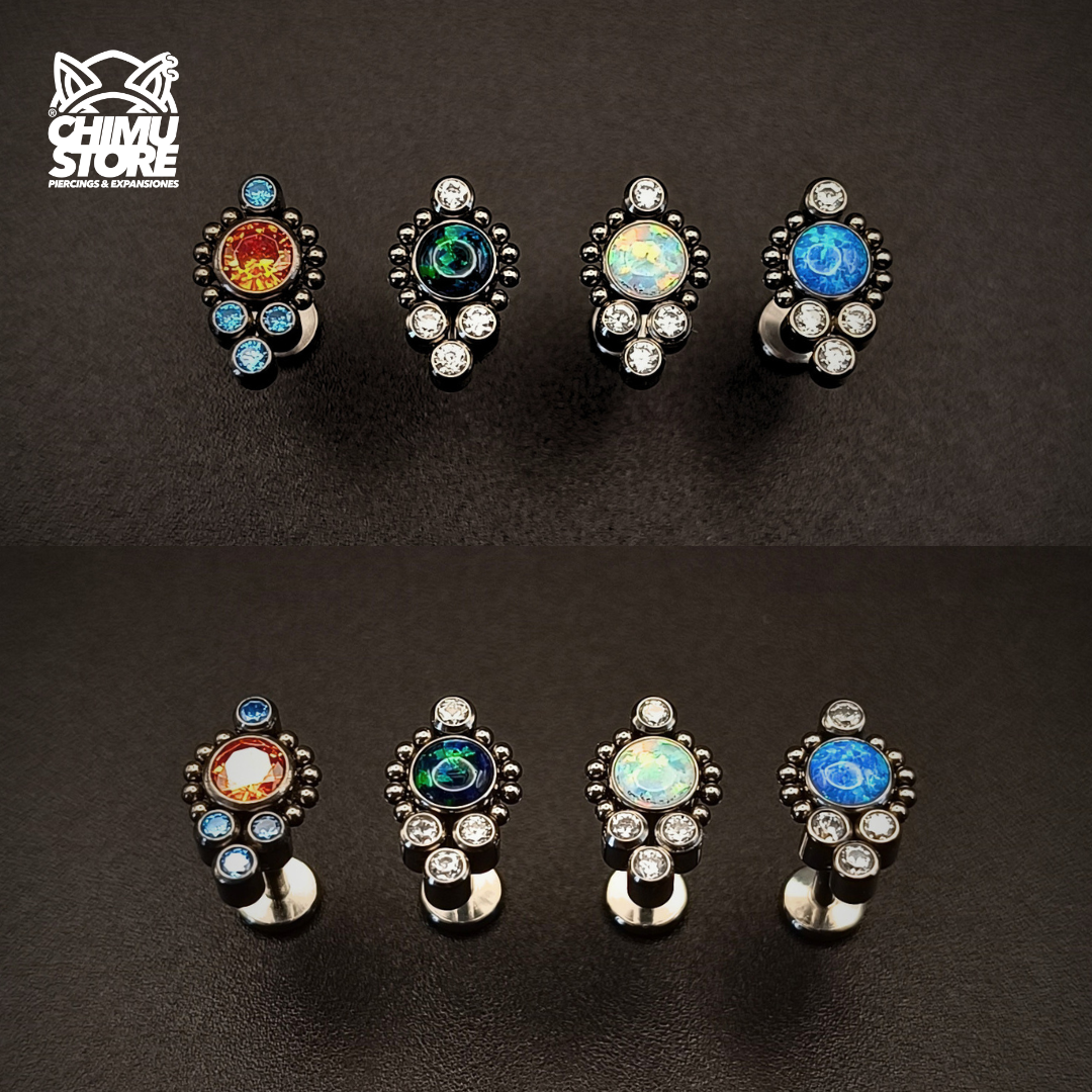 NEW Labret (HC) Titanio G23 - Astral Relic (1,2mm;8mm) (16G)