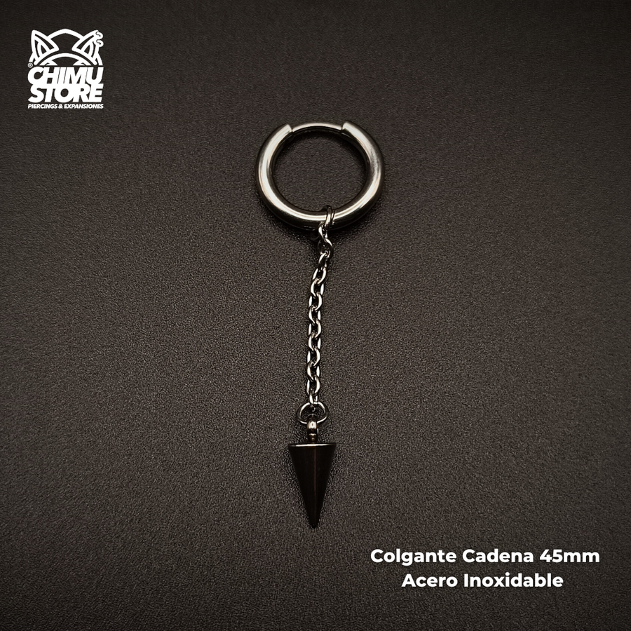 Colgante Acero Inoxidable - Cadena 45mm con Pendulo (1mm;12mm)