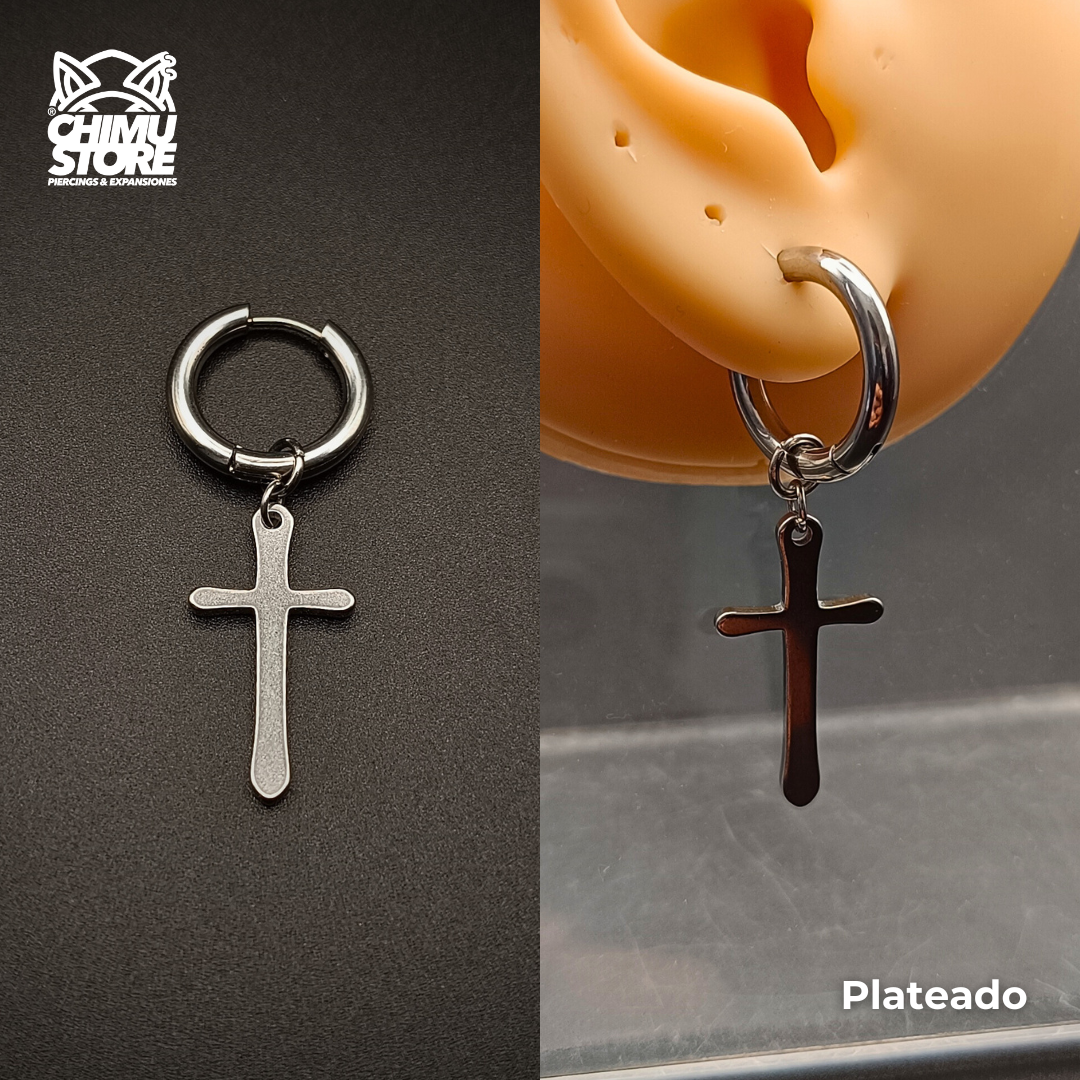 Colgante Acero Inoxidable - Cruz 003 (1mm;12mm) (18G)