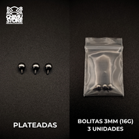 NEW Tops (HC) Titanio G23 - Repuestos de Bolitas (16G y 14G)