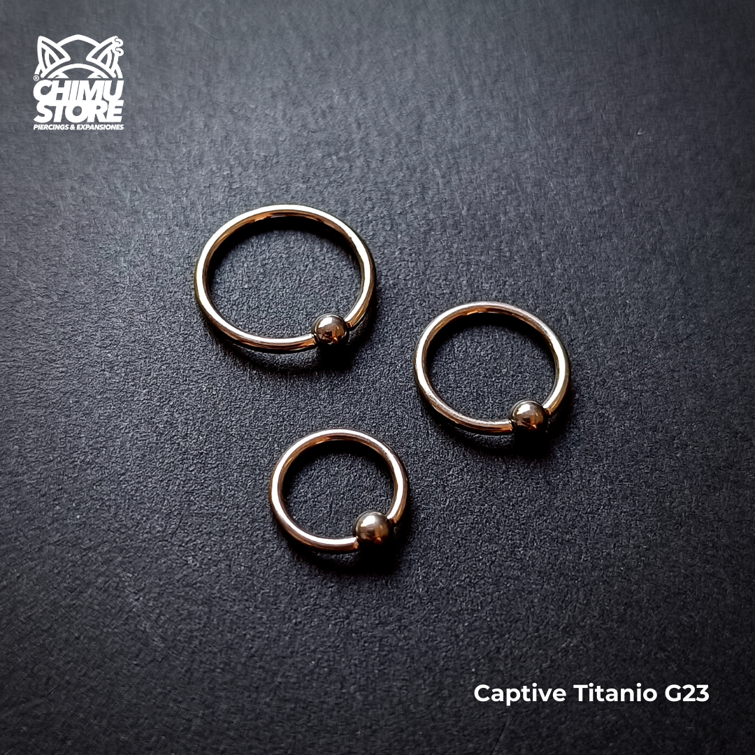 NEW Captive Titanio G23 - Bolita (1,2mm) (16G)