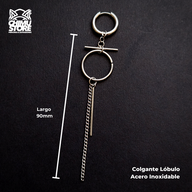 NEW Colgante Acero Inoxidable - Flow 002 (1mm;12mm) (18G)