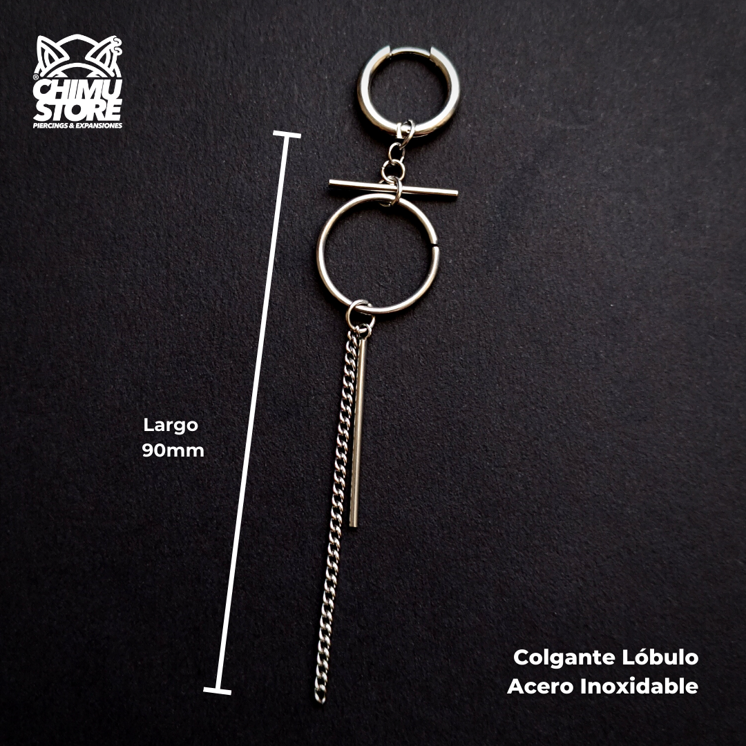 NEW Colgante Acero Inoxidable - Flow 002 (1mm;12mm) (18G)