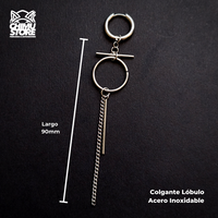 NEW Colgante Acero Inoxidable - Flow 002 (1mm;12mm) (18G)