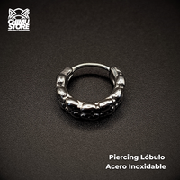 NEW Piercing Lobulo Acero Inoxidable - Full Craneos (1mm;10mm)