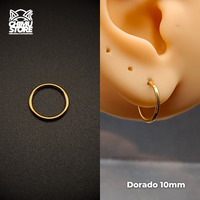 NEW Argollas Clicker Titanio G23 - Tamaño 10mm (1,2mm) (16G)