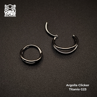 NEW Argolla Clicker Titanio G23 - Doble Anillo (1,2mm) (16G)