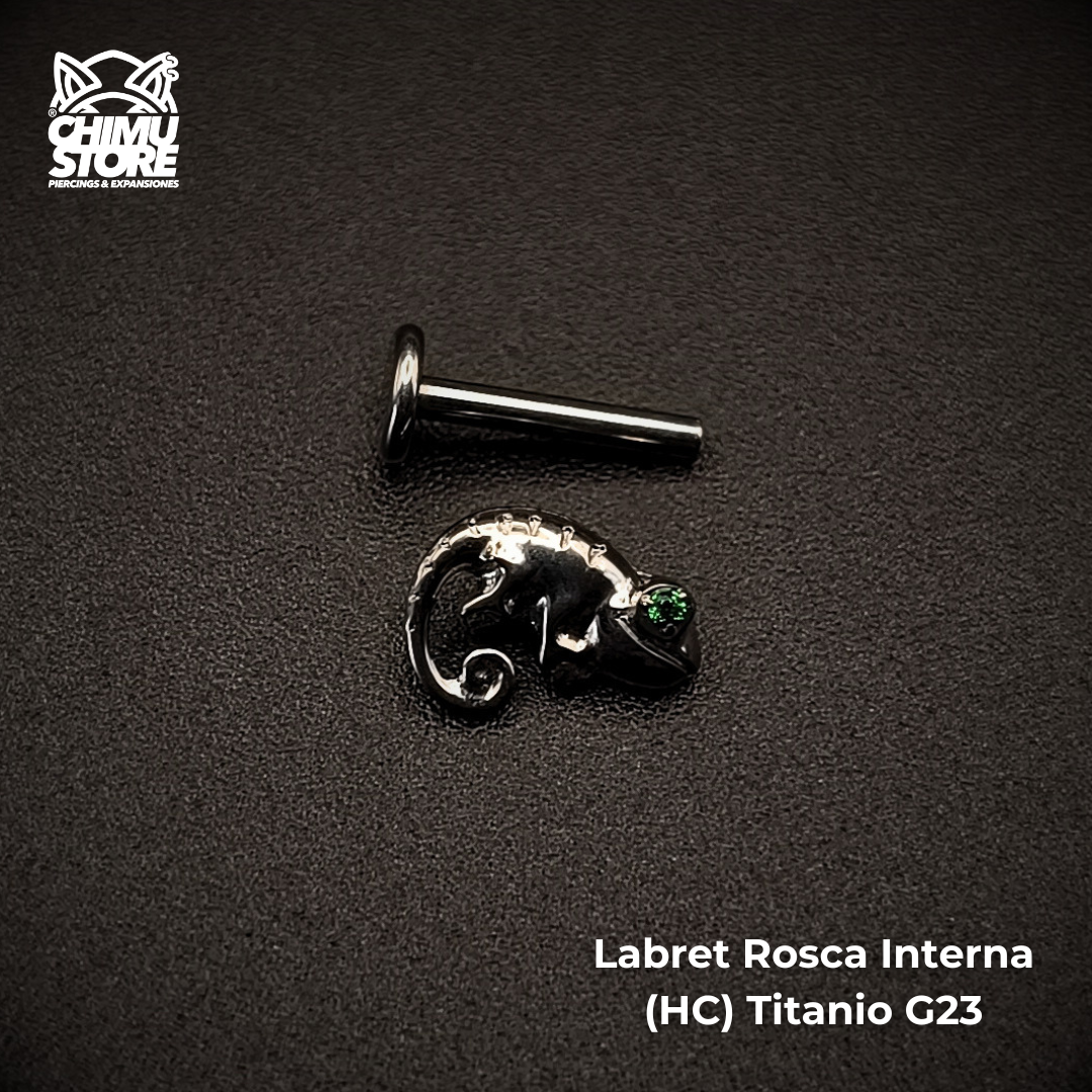 NEW Labret (HC) Titanio G23 - Mystic Camaleon Zirconia (1,2mm;8mm) (16G)