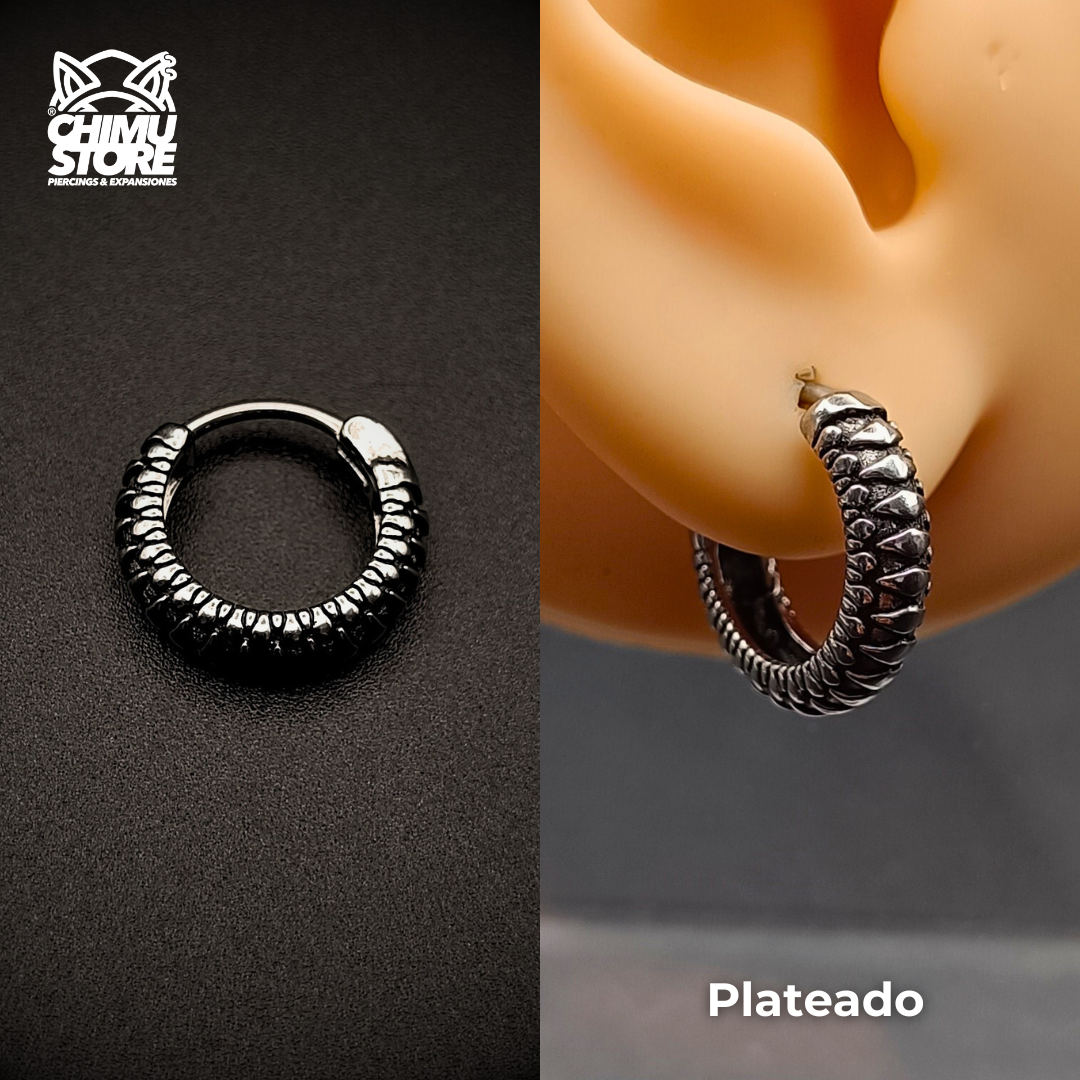 NEW Piercing Lobulo Acero Inoxidable - Style 001 (1mm;12mm) (18G)