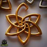 Pesos para Expansion Acero Inoxidable - Flor 6 Petalos (4mm) (6G) (23grs)