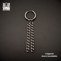 Colgante Acero Inoxidable - 2 Cadenas (1mm;12mm)