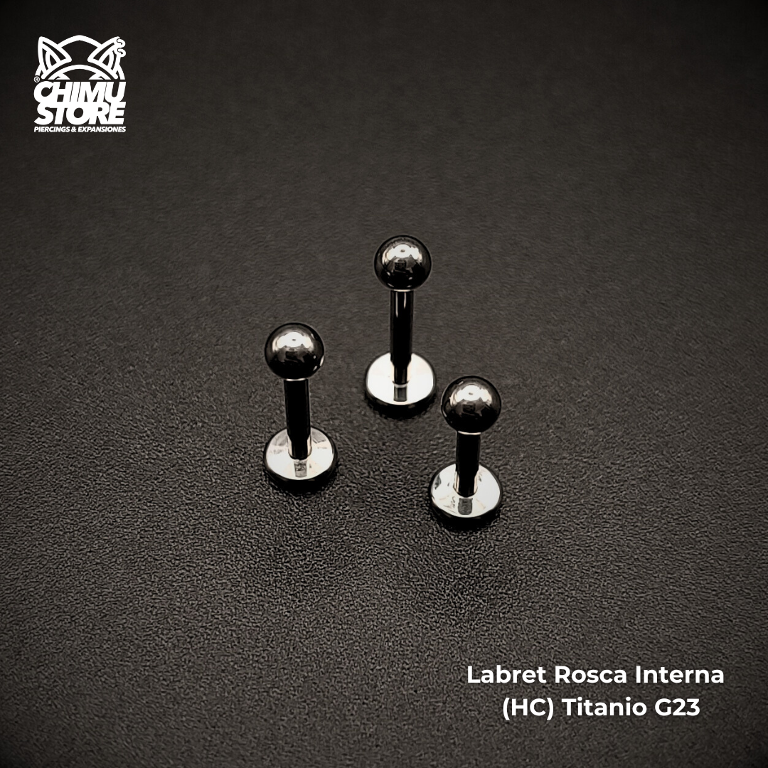 NEW Labret (HC) Titanio G23 - Bolita de 3mm (1,2mm) (16G)