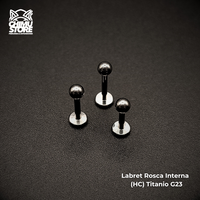 NEW Labret (HC) Titanio G23 - Bolita de 3mm (1,2mm) (16G)